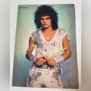 Cinderella’s Fred Coury pinup